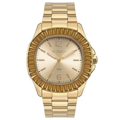 Relógio Euro Feminino Stones Dourado - Eu2035yxb-4d Eu2035yxb-4d