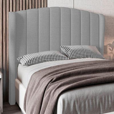 Cabeceira Casal Cama 140cm Glenda I02 Linho Cinza - Mpozenato