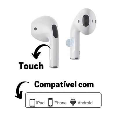Fone De Ouvido Branco Wireless Para Samsung A30