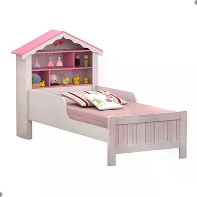 Cama Casinha Rosa Com Nichos Menina