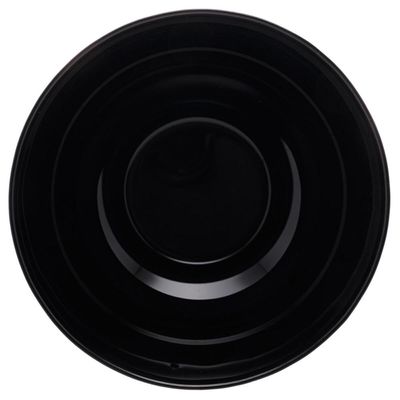 Kit 6 Bowls de Vidro 700ml Cumbucas Preto Tigela Sopa Saladas Caldos Sobremesas Opalino Lyor