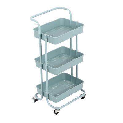 Carrinho Estetica Salao Organizador Auxiliar Multiuso Porta Brinquedos Sala Cozinha Consultorio Dentista 3 Prateleiras P