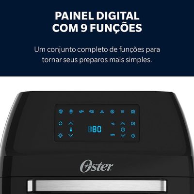 Fritadeira Oster Oven Fryer 12L 3 Em 1 110V