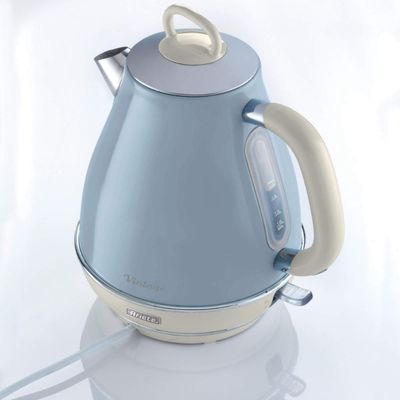 Chaleira elétrica Ariete 2869 Vintage azul 1,7 litro 1850w 220 volts