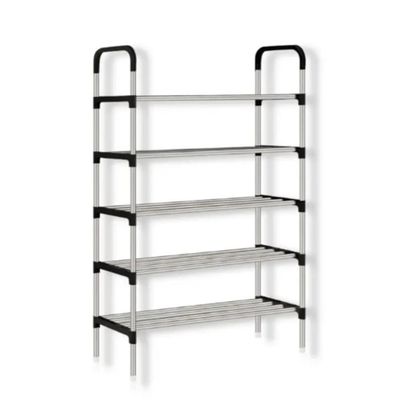 Estante Organizadora Multiuso 5 Prateleiras Sapateira Modular 15 Pares Lavanderia Rack Multiuso Bporta Calcados Brinqued