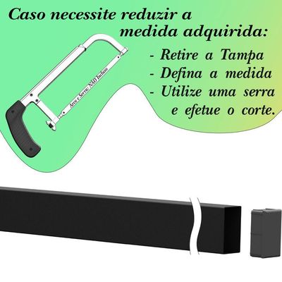 Suporte Pia Chumbar Bancada Mesa 40 Cm Preto