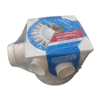 Caixa Sinfonada Quadrada Plastilit 150x150x150mm Branca