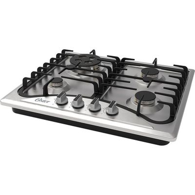 Cooktop A Gás Inox 4 Bocas Oster Semiprofissional Bivolt
