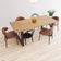 Mesa De Jantar Bronx R 200x90x77cm Brmj9200r Vermont Oak - Est.preta Vermont Oak/est.preta