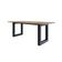 Mesa De Jantar Bronx R 200x90x77cm Brmj9200r Vermont Oak - Est.preta Vermont Oak/est.preta