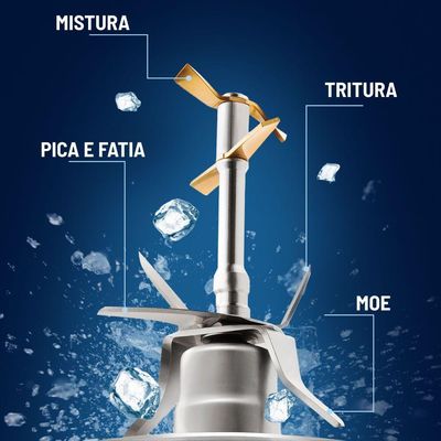 Kit Liquidificador Xtreme Mix E Máquina De Waffle Oster 110V