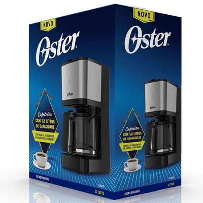 Cafeteira Oster Inox 1,2L 110V
