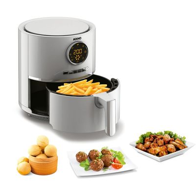 Fritadeira Airfryer Arno Ultra Digital Cinza UFRY 4,2L 127V