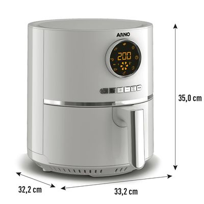 Fritadeira Airfryer Arno Ultra Digital Cinza UFRY 4,2L 127V