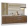 Armário De Cozinha Completa 100% Mdf 240 Cm Smart Madesa 01 Branco/rustic/crema