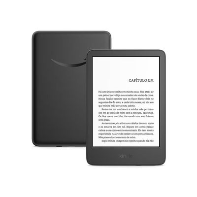 E-Reader Kindle 11ª Geração Amazon com 16GB, Luz integrada e Wi-Fi Preto / Bivolt