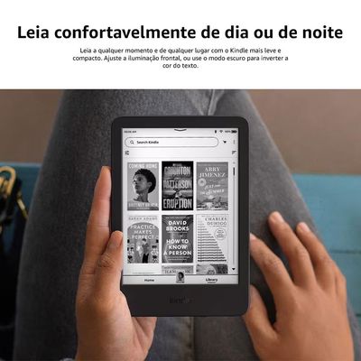 E-Reader Kindle 11ª Geração Amazon com 16GB, Luz integrada e Wi-Fi Preto / Bivolt