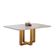 Kit Sala De Jantar 4 Lugares Mesa Lisy E Cadeiras Jade Veludo Off White Com Marrom Acinzentado