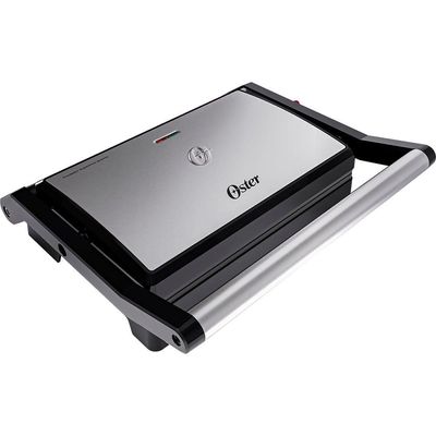 Mini Grill Elétrico Oster Inox 2 Em 1 110V