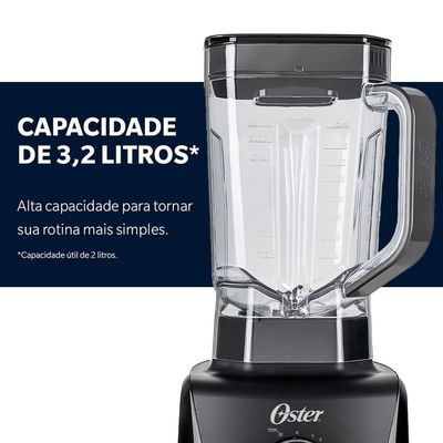 Liquidificador Oster 1400 Full Preto 3,2L 220V
