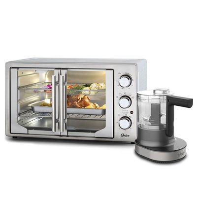 Kit Forno E Fryer French Door E Processador Oster Up & Down 110V