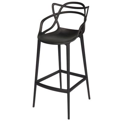 Kit C|2banqueta Baixa Masters Allegra - 66 Cm - Preto