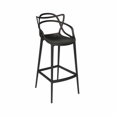 Kit C|2banqueta Baixa Masters Allegra - 66 Cm - Preto