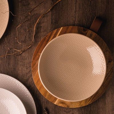 Aparelho De Jantar 30 Peças Microtextura Creme Germer