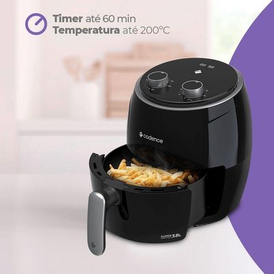 Fritadeira Sem Óleo 3,8L Cadence Super Cook Fryer 220V