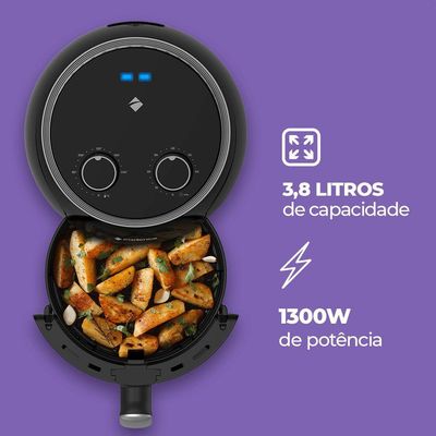 Fritadeira Sem Óleo 3,8L Cadence Super Cook Fryer 220V