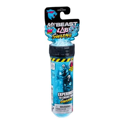 Tubo de Ensaio com 2 Mini Bonecos Swarms MrBeast Lab
