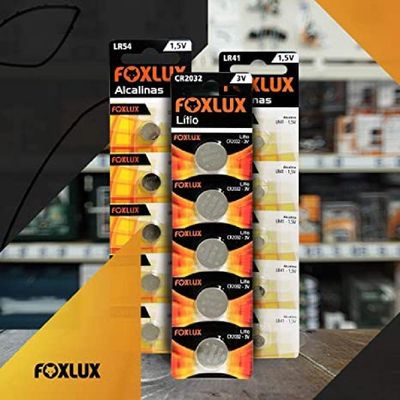 Bateria De Litio 3v Cr2025 Com 5 Unidades Foxlux