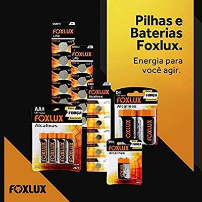 Bateria De Litio 3v Cr2025 Com 5 Unidades Foxlux