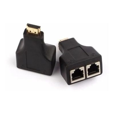 Extensor Hdmi Via Cabo De Rede Até 30 Metros 1080p