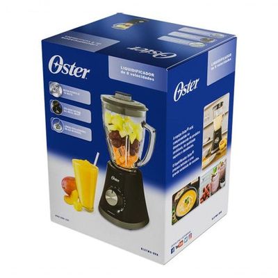 Liquidificador Oster Super Chef Preto 1,25L BLSTMG-BR8 110V