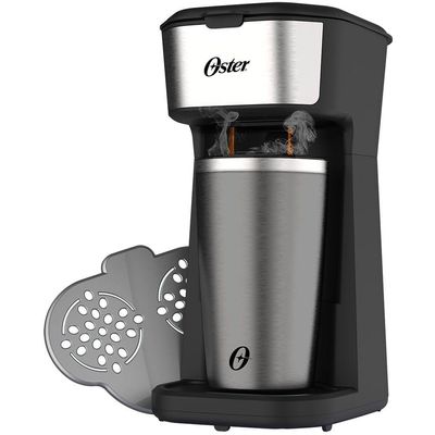 Cafeteira Oster 2Day Inox 2 Em 1 Com Copo Térmico 110V