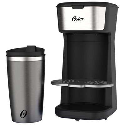 Cafeteira Oster 2Day Inox 2 Em 1 Com Copo Térmico 110V