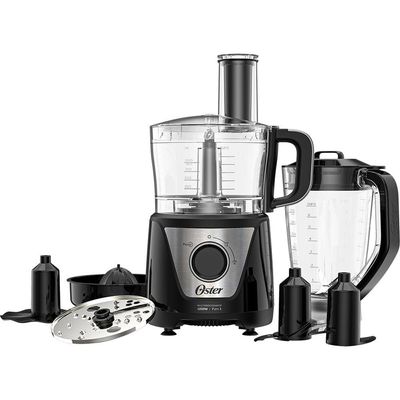 Multiprocessador De Alimentos Black 7 Em 1 Oster 110V