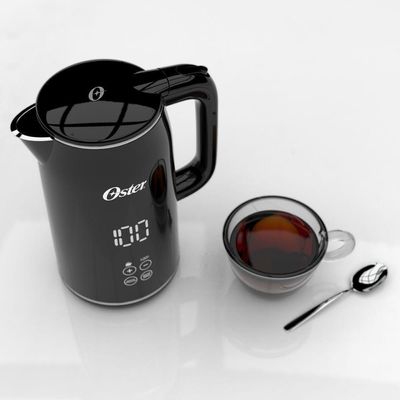 Chaleira Digital Oster Black 1,7L Com Controle De Temperatura 110V