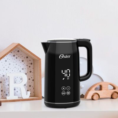 Chaleira Digital Oster Black 1,7L Com Controle De Temperatura 110V