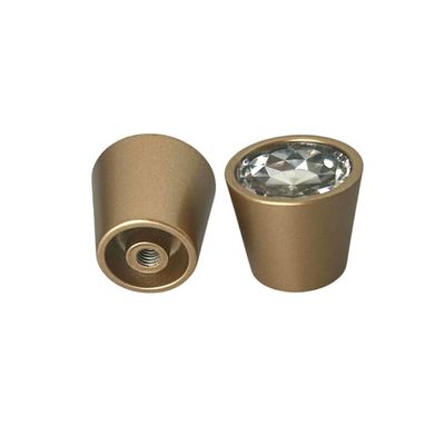 Kit 30 Puxadores Ponto Para Móveis Dourado Trend Diamante Gavetas Armários Torralba