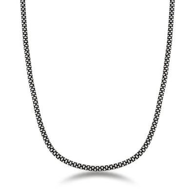 Corrente Pipoca 2,8mm Prata De Bali 925
