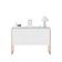 Aparador Buffet Para Sala Industrial Oslo Branco Cobre