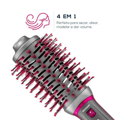 Escova Secadora Britânia 4 em 1 1300W Bivolt BES26SR Bivolt