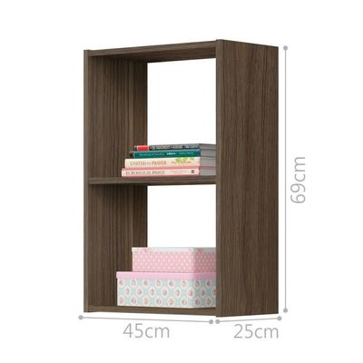 2 Nichos De Parede Para Decoração Finlândia Marrom