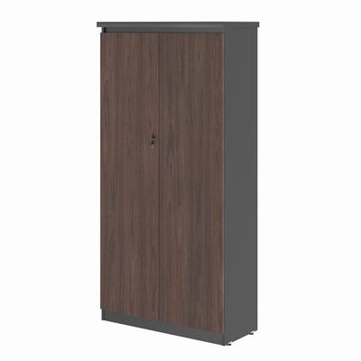 Armario Com2 Portas 4 Prateleiras Freijó Preto