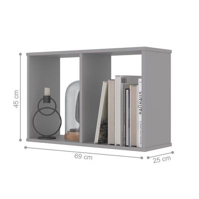 Conjunto Nichos 2 Compartimento Chicago Cinza