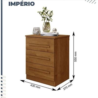 Mesa De Cabeceira Império Benetil Móveis - Cinamomo