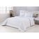 Kit Edredom 100% Algodão Percal 150 Fios Dupla Face Queen + Jogo De Cama 7 Peças - Palha-branco