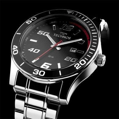 Relógio Technos Masculino Racer Prata - 2115twc/1p 2115twc/1p